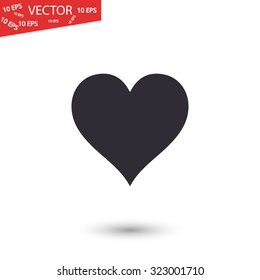heart vector icon 10 EPS
