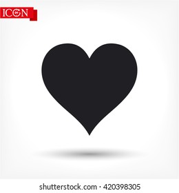 heart vector icon 10 EPS