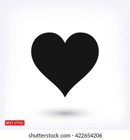 heart vector icon 10 EPS