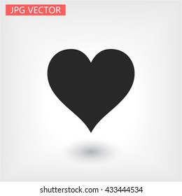 heart vector icon 10 EPS