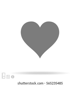 heart vector icon 10 EPS