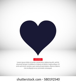 heart vector icon 10 EPS