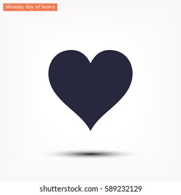 heart vector icon 10 EPS