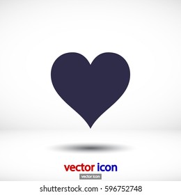 heart vector icon 10 EPS