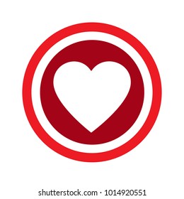 Heart Vector Icon Stock Vector (Royalty Free) 1014920551 | Shutterstock