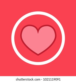 Heart vector icon