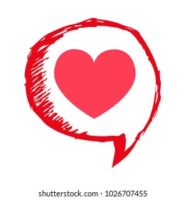 Heart vector icon