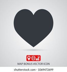 Heart vector icon