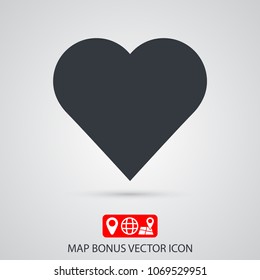 Heart vector icon