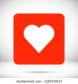 Heart vector icon