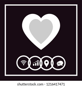 HEART VECTOR ICON