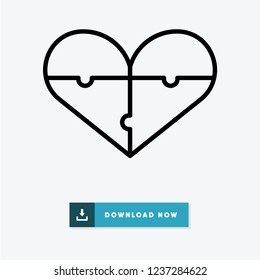 Heart vector icon