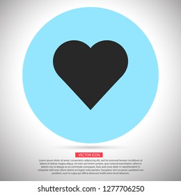 Heart vector icon
