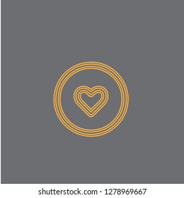 Heart vector icon