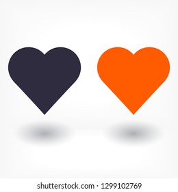 Heart vector icon