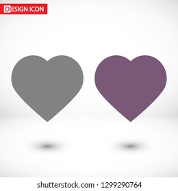 Heart Vector icon