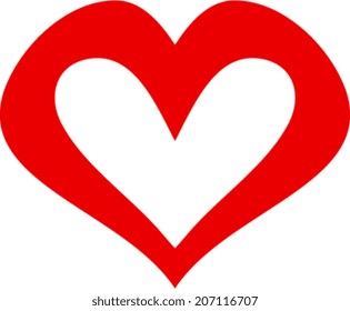 Heart vector icon