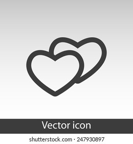 Heart vector  icon