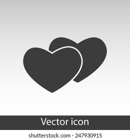 Heart vector  icon