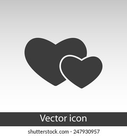 Heart vector  icon