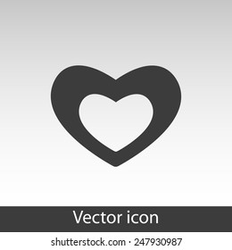Heart vector  icon