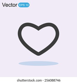 Heart vector icon