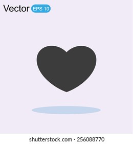 Heart vector icon