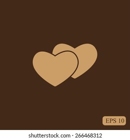 Heart vector icon