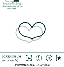 heart - Vector icon