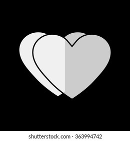 Heart  - vector icon