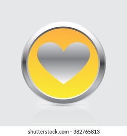 Heart vector icon 