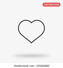 Heart vector icon