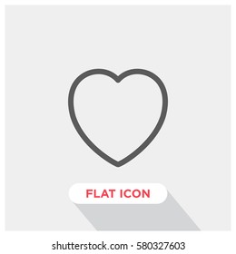 Heart vector icon