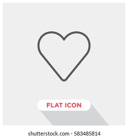 Heart vector icon