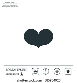 heart - Vector icon
