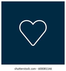 Heart vector icon