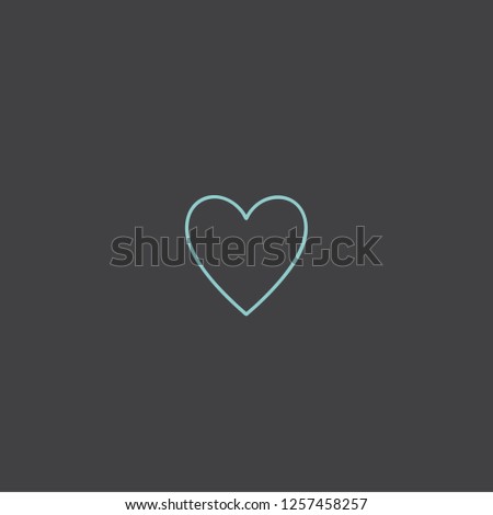 Heart vector icon