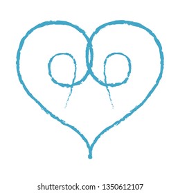 Heart Vector Icon Brush