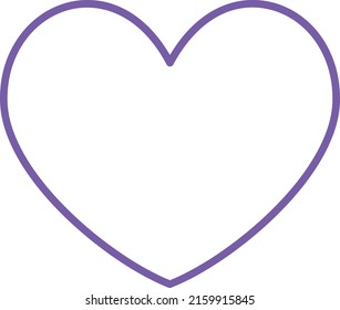 Icono del vector del corazón. Se puede usar para imprimir, móviles y aplicaciones web.