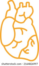 Heart vector icon. Can be used for printing, mobile and web applications.