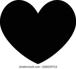 Heart vector icon. Can be used for printing, mobile and web applications.