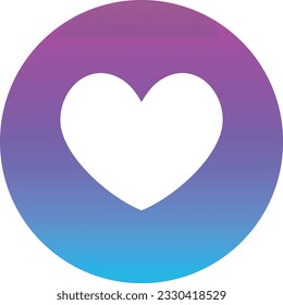 Icono del vector del corazón. Se puede usar para imprimir, móviles y aplicaciones web.