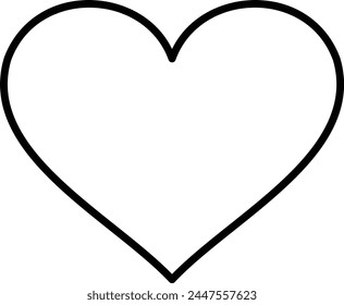 Heart vector icon. Can be used for printing, mobile and web applications.