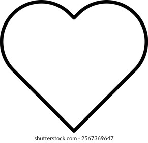 Heart vector icon. Can be used for printing, mobile and web applications.