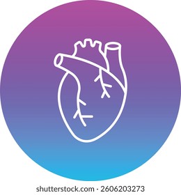 Heart vector icon. Can be used for printing, mobile and web applications.