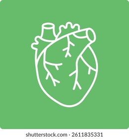 Heart vector icon. Can be used for printing, mobile and web applications.