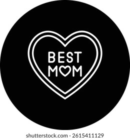Heart vector icon. Can be used for printing, mobile and web applications.