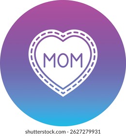 Heart vector icon. Can be used for printing, mobile and web applications.