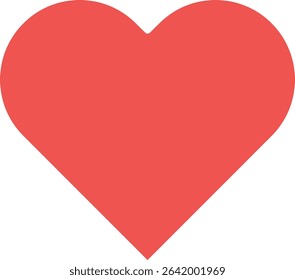 Heart vector icon. Can be used for printing, mobile and web applications.