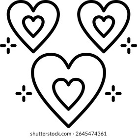 Heart vector icon. Can be used for printing, mobile and web applications.